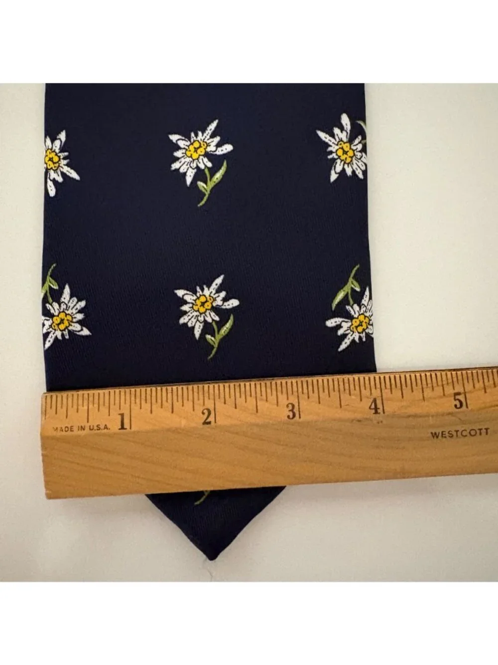 Mathieu Switzerland Polyester Tie Floral Mens Necktie Classic Office Dad Gift